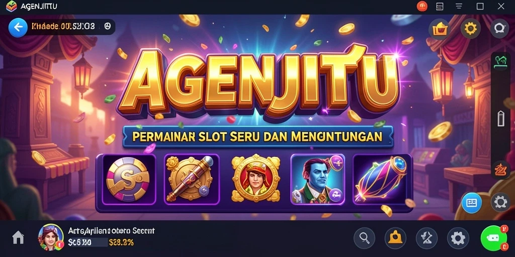 Screenshot gameplay AGENJITU menampilkan keseruan Slot yang mendebarkan.