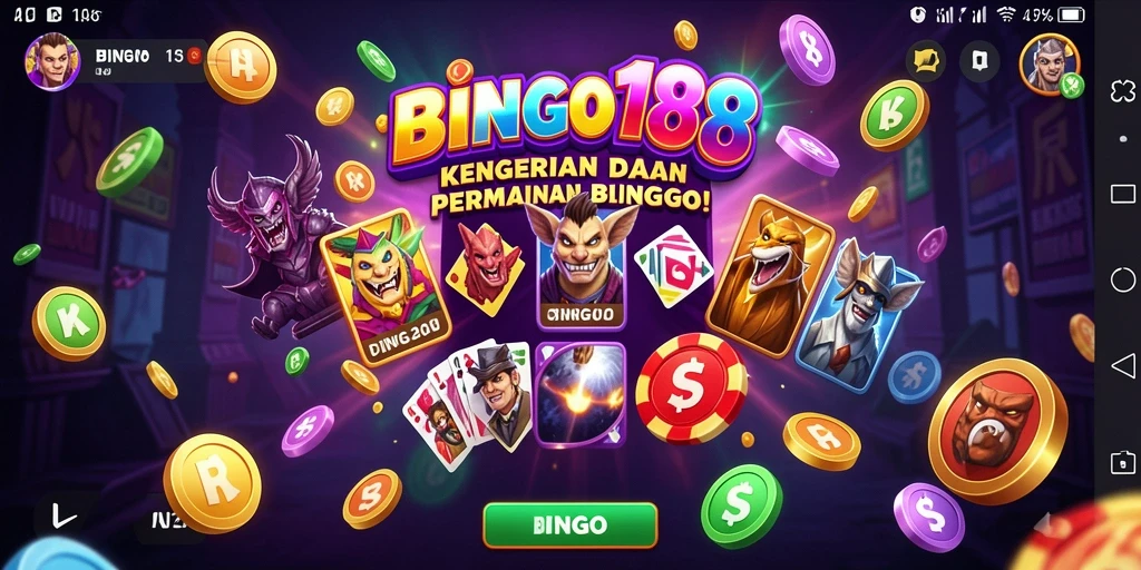 Gameplay mendebarkan BINGO188 dengan elemen horor yang kuat.