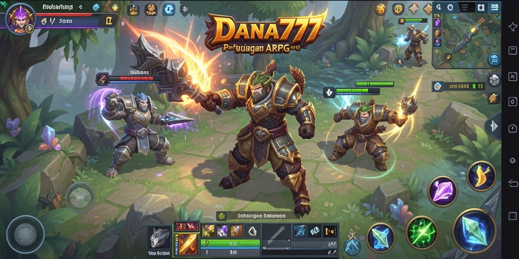 Tampilan gameplay seru DANA777 di dunia ARPG.
