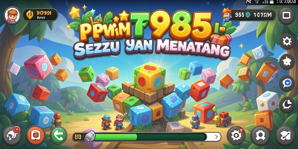 Screenshot menampilkan gameplay seru dari HOT985 yang penuh tantangan.