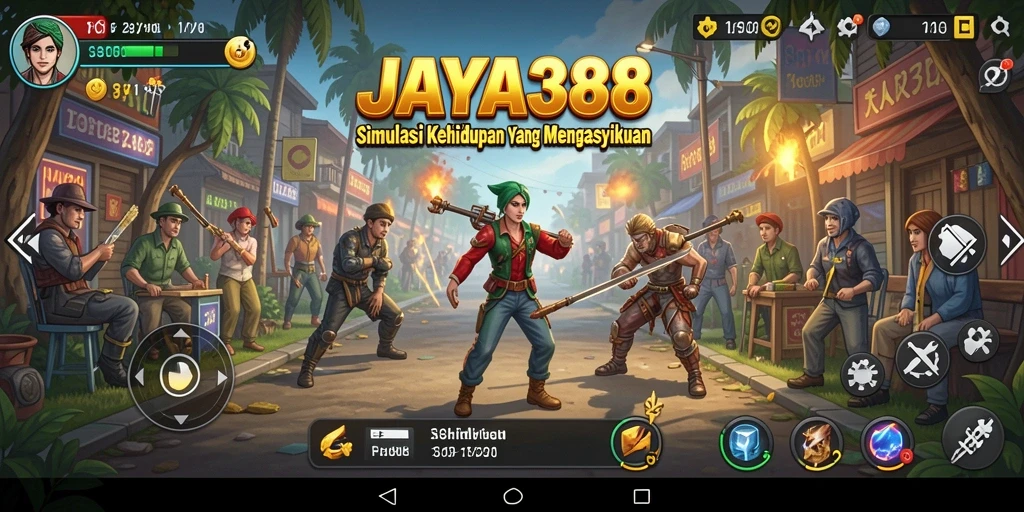 Tangkapan layar JAYA388 menampilkan momen gameplay imersif dalam simulasi kehidupan.