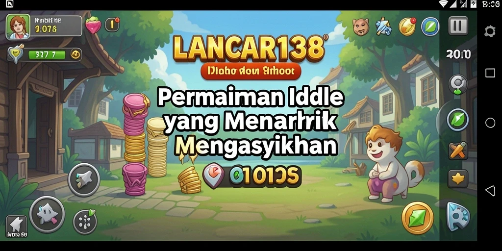Screenshot utama LANCAR138 menampilkan gameplay santai yang menarik.