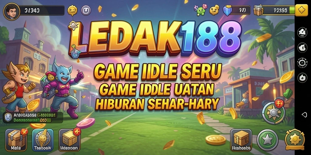 Tampilan gameplay seru LEDAK188 dengan mekanisme Idle yang mengasyikkan.