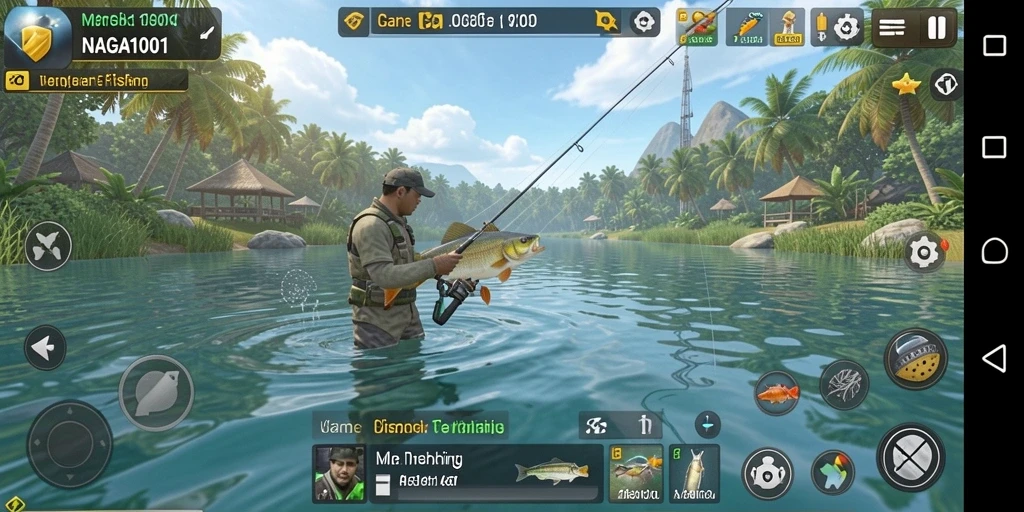 Tampilan gameplay NAGA1001 yang penuh warna dan menengangkan.