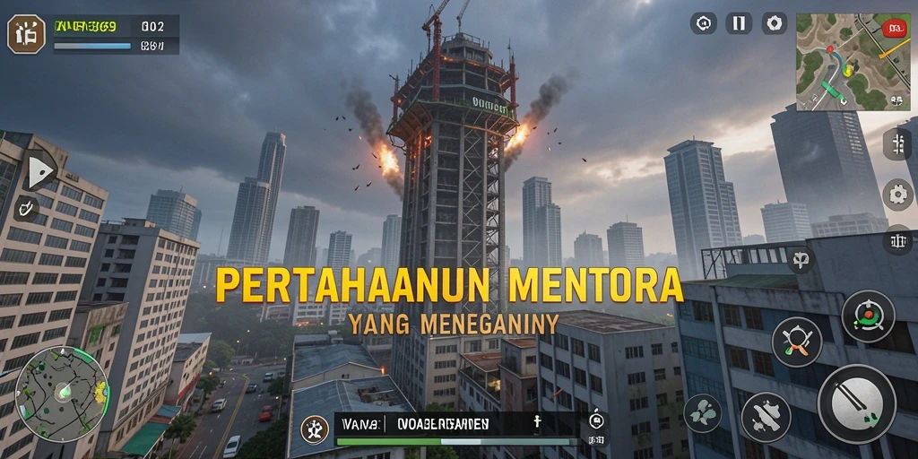 Tampilan gameplay WA369 menampilkan aksi menegangkan dalam Tower Defense.